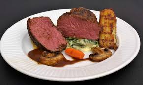 Recipe pairing guides » beef recipes » roast beef » beef tenderloin with mushrooms and espagnole sauce. Sous Vide Filet Mignon Mille Feuille Potatoes Lipavi