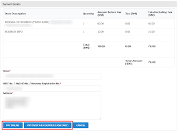 Julai 2018 kaunter taiping manjung teluk intan slim river gerik pejabat daerah dan tanah muallim, 35800 slim river, perak. Perbaharui Perniagaan Dengan Ezbiz Online Pengurusan Di Sme Niaga