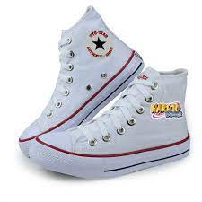 Tenis Unissex Branco Com Cadarco Star Personalizado Naruto La Faire Calcados Masculinos Magazine Luiza