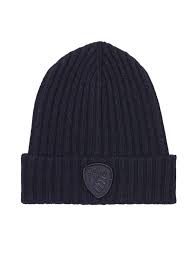 2 pieces warm cable knit cap with brim unisex ribbed knit hat with visor beige and black, large. Blauer Usa Beanie Blue For Boys Nickis Com