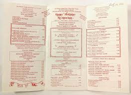 1983 Vintage Menu Happy Holliday Restaurant Westerly Rhode Island In 2020 With Images Vintage Menu Happy Hollidays Westerly Rhode Island
