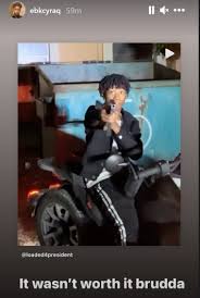 His name is lil loaded. Adjhoiostnfb4m