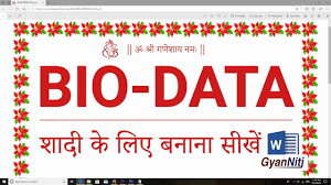Touch device users can explore by touch or with swipe gestures. Marriage Biodata Create In 2 Minutes How To Make Marriage Bio Data In Mobile Youtube