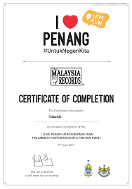 No rules for now, just use your common sense and don't be stupid. I Love Penang Run Seberang Perai 2017