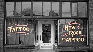 A versatile custom tattoo shop, fallen owl specializes in everything from fine line black and grey to big bold color tattoos. Portland Tattoo Parlor New Rose Tattoo