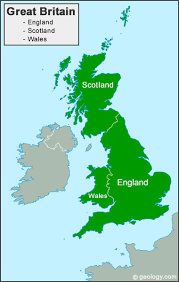 Physical map of the united kingdom showing major cities, terrain, national parks, rivers, and surrounding countries with international borders and outline maps. Great Britain British Isles U K What S The Difference