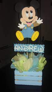 Pin By Angie Gaytan On Centerpieces Mickey Mouse Birthday Mickey Baby Showers Mickey Mouse Baby Shower