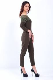 Dantel Kayik Yaka Haki Tulum Giyim Indirim Kampanya Bayan Erkek Bluz Gomlek Trenckot Hirka Etek Yelek Mont Kase Kaban Elbis Moda Giyim Trenckot