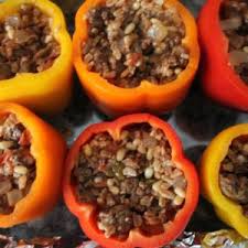 Fill the peppers with couscous mixture. Lamb Stuffed Mediterranean Peppers I Can Cook That