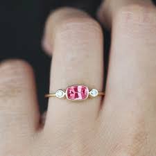 Mahenge Spinel Ring Pink Gemstone Ring Pink Gem Ring Spinel Etsy Pink Gemstones Ring Pink Gem Ring Pink Gemstones