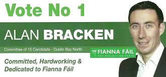 Leaflet from Alan Bracken -Fianna Fail Committee of 15 Election