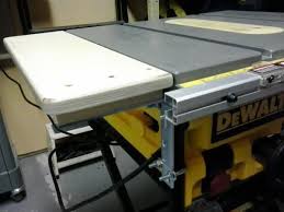 Dw745 Left Side Extension Table Tablesaw Table Saw Extension Dewalt Table Extension
