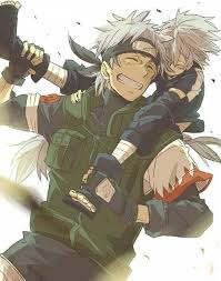 Young Kakashi And His Father White Fang Of Konoha Sakumo Hatake A True Hero Naruto Kakashi Anime Naruto Anime