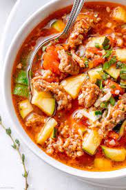 Zucchini Tomato Italian Sausage Soup Recipe Sausage Soup Recipe Italian Sausage Soup Recipe Italian Vegetable Soup Sausage Soup Recipes