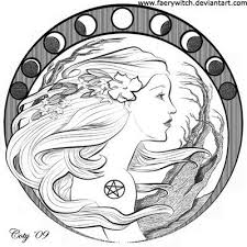 Wiccan Coloring Pages Cruzines The Thoughts And Art Of Tori Beveridge Moon Tattoo Art Celestial Tattoo
