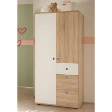 Stil zeit tv schrank lowboard claudius korpus in. Myhobu Tina Kleiderschrank 2 Turig Sonoma Eiche Weiss Jetzt Online Kaufen