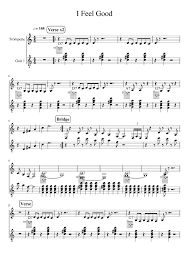 James brown super bad super slick sheet music notes chords download printable piano vocal guitar right hand melody sku 95952. I Got You I Feel Good James Brown Sheet Music For Guitar Cornet Mixed Duet Musescore Com