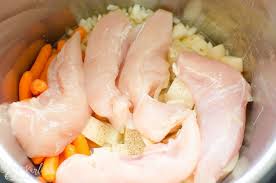 Check the temperature of the pork after removing it from the instant pot. Chicken Tenders Added To The Instant Pot Instant Pot Recipes Chicken Pot Recipes Easy Instant Pot Recipes