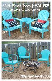 The cookware is available in two signature shades: Refreshing Outdoor Chairs With Behr Marquee Caicos Turquoise Newlywoodwards