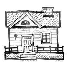 Mit dem grundriss zeichnen fängt bei vielen bauherren die hausplanung an. Hand Gezeichnet Haus Sketch Von Zu Hause In Doodle Stil Fototapete Fototapeten Lodge Blieben Wohnen Myloview De