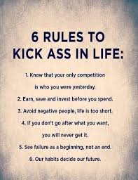 Inspirational Positive Quotes 6 Rules Powerful Quotes About Life Powerful Quotes Life Quotes