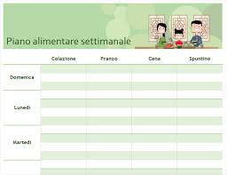 Piano Alimentare Semplice
