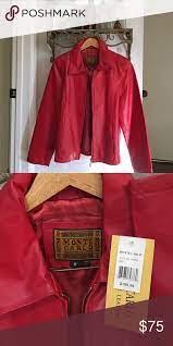 Monte Carlo Red Leather Jacket Leather Jacket Red Leather Jacket Jackets