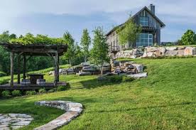 We use the same reclaimed boards as we do with our very refined farm tables. Cozy New England Farmhouse With Rustic Charm Looking Glass Farm