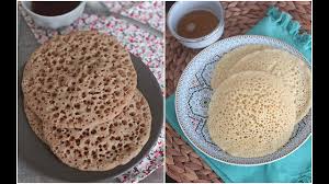Beghrir Crepes A Trous A La Semoule Et A La Farine Complete Youtube