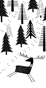 Black And White Objects For Kids Scandinavian Modern Art Deer Print Nordic Kids Printable Etsy Scandinavian Art Print Woodland Illustration Kids Art Prints