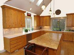 Compareclick to add item cardell® cornerstone collection pebble gray in maple 48 kitchen cabinet wood ven. to the compare list. Paint Color In Kitchen With Hickory Cabinets