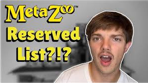 The Metazoo Reserve List