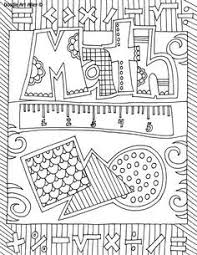 Subject Cover Pages Math Coloring Math Notebooks School Subjects