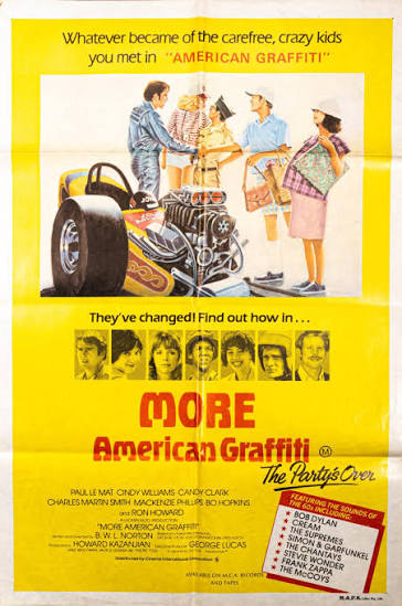Sold at Auction: More American Graffiti motion picture daybill 102 x 68 cm.  (40.1 x 26.7 in.)
