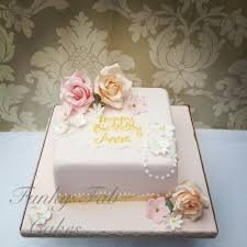 Birthday Cake For Mother Square 21 Pretty Picture Of Square Birthday Cakes Birijus Com Square Birthday Cake Birthday Cake For Mom 80 Birthday Cake