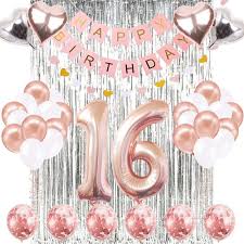 Except i'm a top editor and september 16, 2010. 16th Birthday Banner Decorations Rose Gold Number Foil Balloons 16 Years Old Birthday Party Supplies Sweet 16th Decorations Set Buy Sweet 16th Party Decorations Set 16 Years Old Birthday Party Supplies 16th Birthday