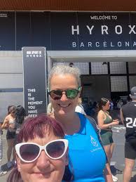 HYROX BARCELONA ✓ Just wanted to say a massive thank you to everyone around  us for having such a strong supportive vibe! So many different characters,  body shapes, fitness levels & abilities