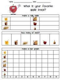 Graph Apple Graph For 1st Grade Apple Week Graphing Bar