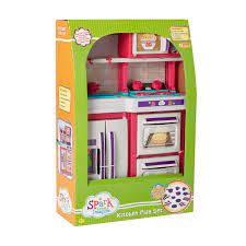 Truvendor enterprises kitchen set toy for kids (kitchen set for 3+ kids, high quality plastic) (multi color,pack of 32 pieces) by truvendor enterprises. Spark Create Imagine Play Kitchen With 18 Piece Accessory Play Set Pink Walmart Com Walmart Com
