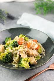 Brokkoli Hahnchen Mit Konjaknudeln Lchf Keto Glutenfrei Rezept Rezepte Hauptgericht Kohlrabi Kochen
