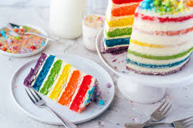 Den kuchen 5 minuten abkühlen lassen und anschließend auf einen. Rainbow Cake Regenbogentorte Coming Out Kuchen