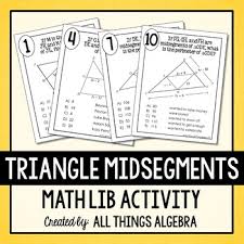 Download ebook all things algebra gina wilson. Triangle Midsegments Worksheets Teaching Resources Tpt