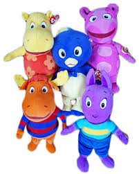 Ty Buddies Complete Set Of 5 Backyardigans Tasha Austin Pablo Uniqua Tyrone