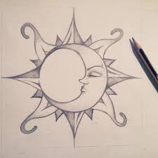 Easy Drawing Ideas Sun And Moon Novocom Top Sun and moon mandala drawing tumblr google search drawing tattoo. easy drawing ideas sun and moon