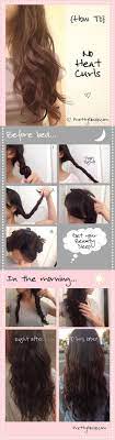No Heat Curls Hair Styles Pretty Hairstyles Hair Beauty