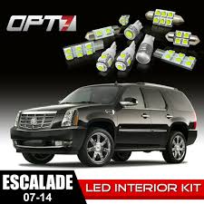 14pc interior led replacement light bulbs package set for 07 14 cadillac escalade white