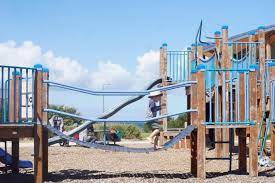 Dirt road to get to park entrance so vehicles will get dirty. Victory Park Chelsea Chelsea Beach Playground