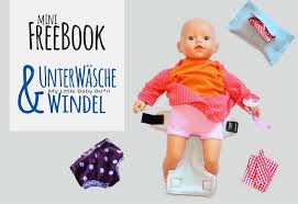 Kostenlose schnittmuster puppenkleidung für 50cm puppen. Liebeling Unterwasche Und Windeln Furs Puppchen Freebook Puppenkleider Nahen Puppen Kleidung Nahen Puppe Nahen