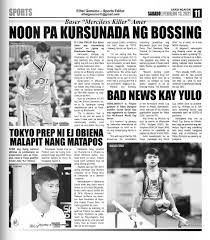 Daily newspapers today epapers online press agencies live news tv channels of philippines region asia in english and other local languages. Tops Tabloids Organization In Philippine Sports Tops 2018 Twitter