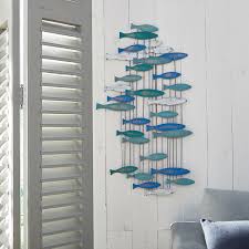 Cardume Decoration Murale Poissons En Metal 68x38cm Decoration Deco Maison Alinea Decoration Murale Parement Mural Decoration